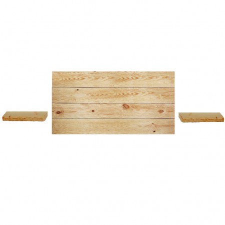 Pack de Cabecero horizontal y mesitas Hak natural