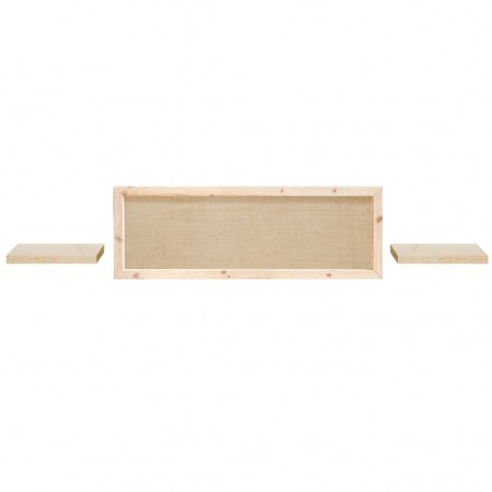 Pack tête de lit Ellen Raphia et tables Hak naturel