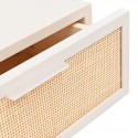 Table de chevet caisse verticale avec étagère naturelle