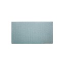 Tête de lit polyester lisse bleu-verte