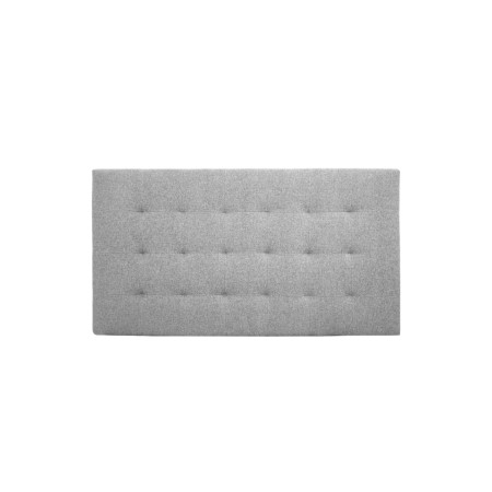 Tête de lit polyester plis grise