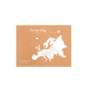 Liège carte Europe blanc