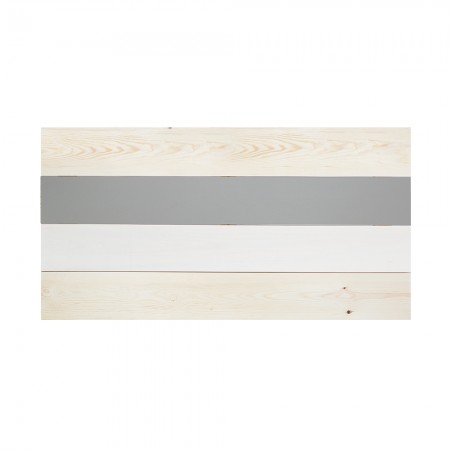 Tête de lit en bois Hallstatt gris