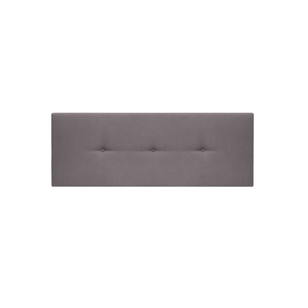 Tête de lit tapissée Mimuk boutons gris