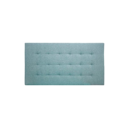 Tête de lit en polyester avec plis bleu