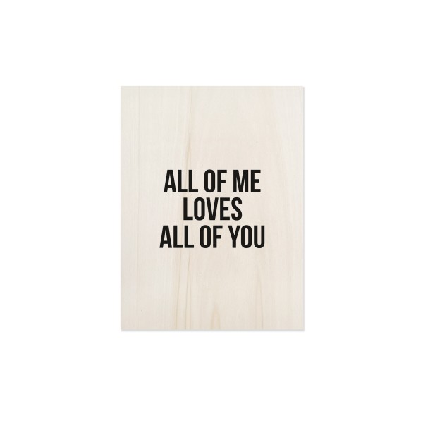 Boite en bois All of me 