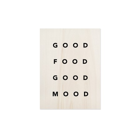 Tableau en bois Good Food