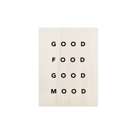 Tableau en bois Good Food