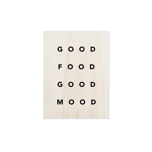 Tableau en bois Good Food