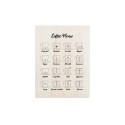 Tableau en bois Coffee Menu
