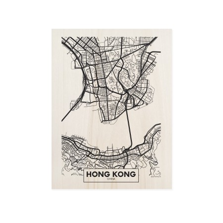 Boîte en bois Hong Kong