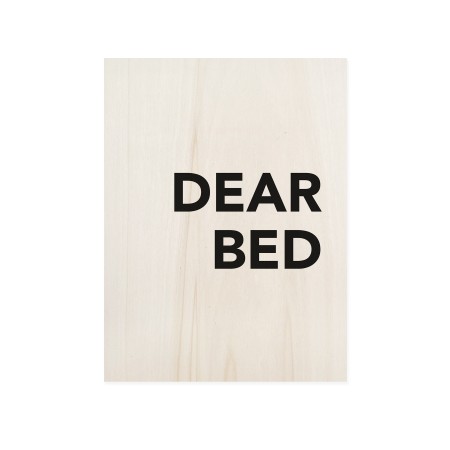Boîte en bois Dear Bed