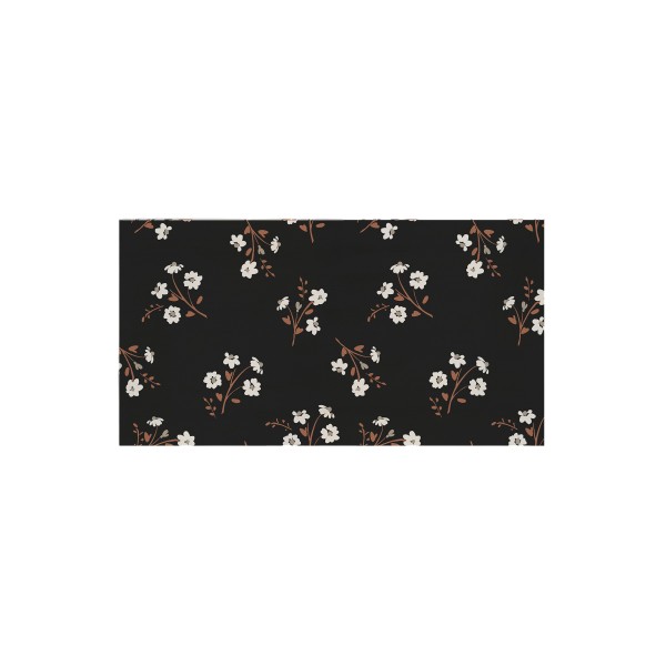 Tête de lit décapée Flower black