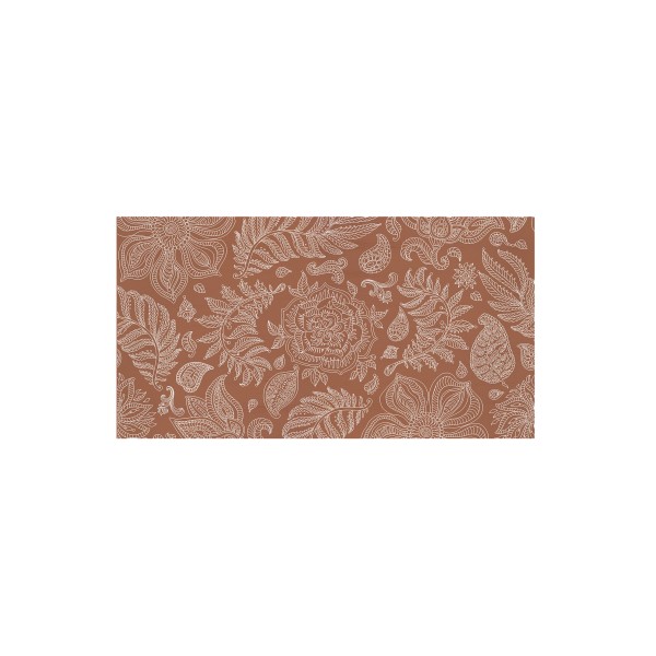 Tête de lit décapée Rose terracotta