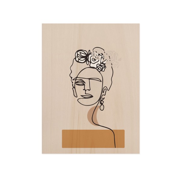 Tableau en bois Frida's Portrait