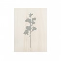 Tableau en bois Blue Plant I