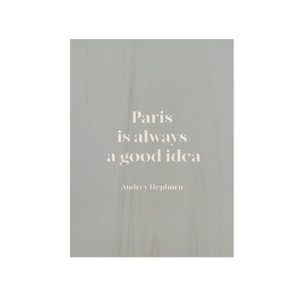 Tableau en bois Paris Good Idea