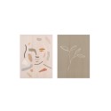 Pack de 2 tableaux Abstract Portrait 