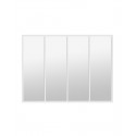 Miroir Milan III blanc