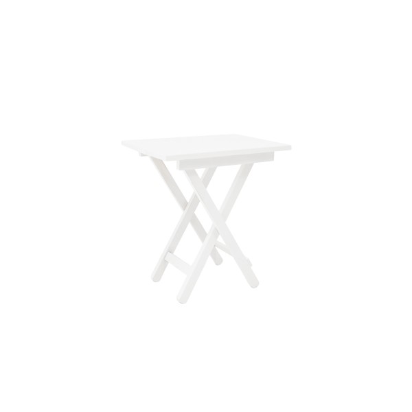 Table d'appoint pliante Maia blanche