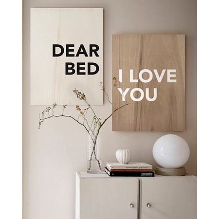 Pack tableaux Dear Bed