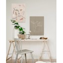 Pack de 2 tableaux Abstract Portrait 