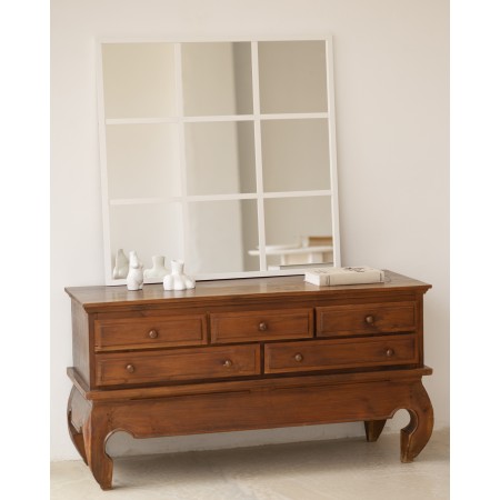 Miroir Lisboa I blanc