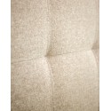 Tête de lit polyester plis beige