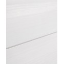 Tête de lit en bois décapée gris