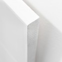 Tête de lit en bois flandes IV blanc