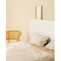 Tête de lit en bois blanche