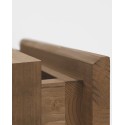 Table de chevet Ingrid Vintage chêne foncé