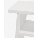 Table de chevet Aritz blanche