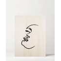 Tableau en bois Face Mood II