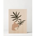 Tableau en bois Palm Draw