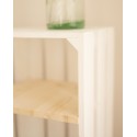 Table de chevet Box verticale blanche