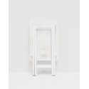 Table d'appoint pliante Maia blanche