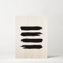 Tableau en bois Abstract Lines