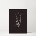 Tableau en bois Black Hands