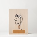 Tableau en bois Frida's Portrait