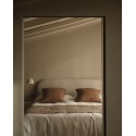 Tête de lit déhoussable en lin beige de différentes dimensions 
