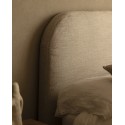 Tête de lit déhoussable en lin beige de différentes dimensions 