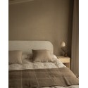 Tête de lit déhoussable en lin blanc de différentes dimensions 