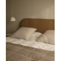 Tête de lit déhoussable en lin tuile de différentes dimensions 