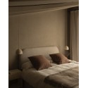 Housse de tête de lit en lin beige de différentes dimensions