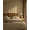 Housse de tête de lit en lin tuile de différentes dimensions