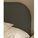 Housse de tête de lit en lin bleu de différentes dimensions