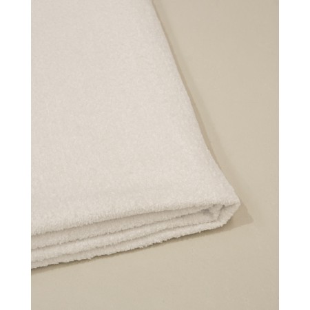 Housse pour tête de lit en bouclé blanc de différentes dimensions