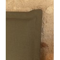 Tête de lit déhoussable en lin vert de différentes dimensions