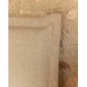 Tête de lit déhoussable en lin beige de différentes dimensions